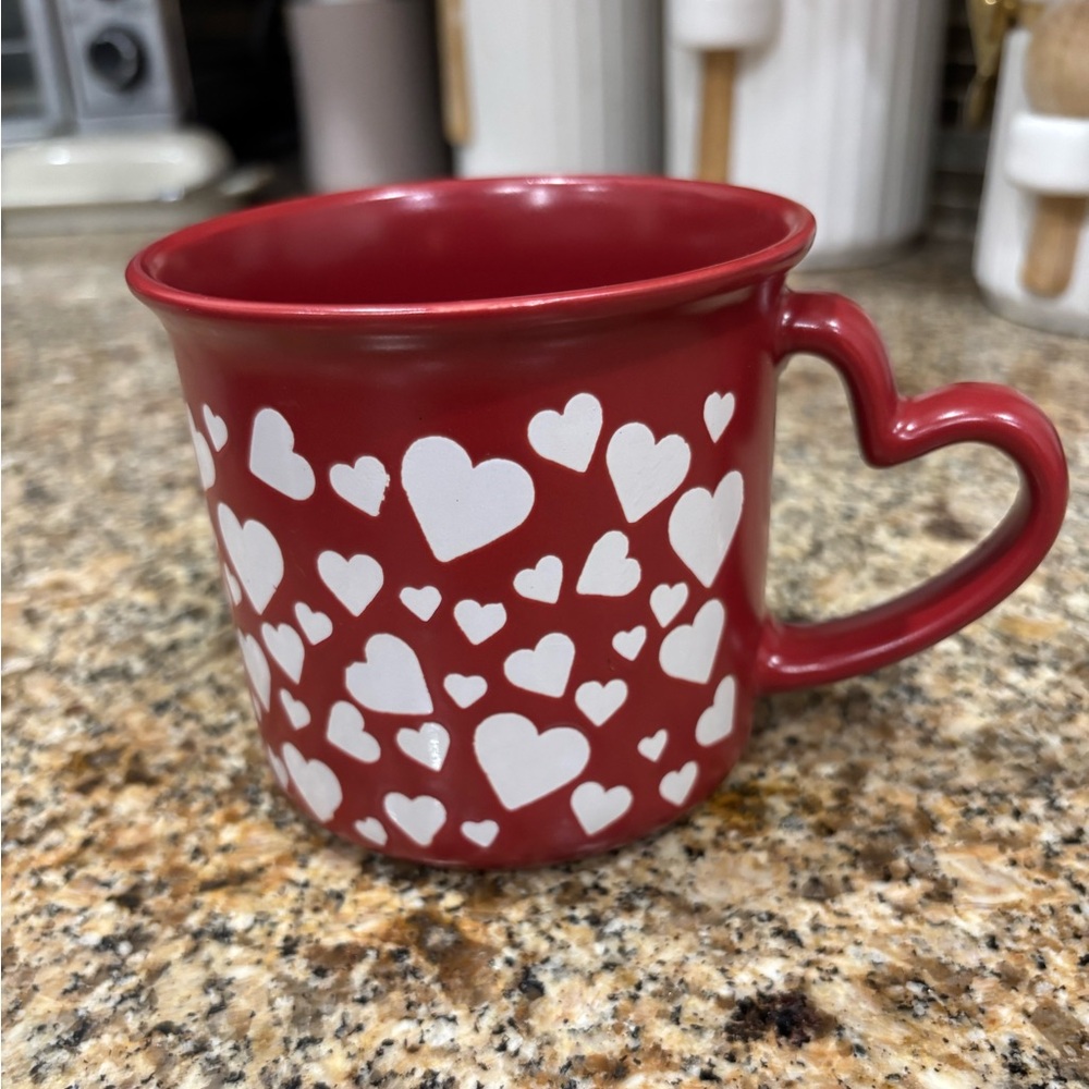 Red Heart Mug